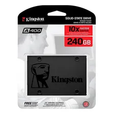 Hd 240gb Ssd Sata3 Kingston A400 500/450 Mb/s Cor Preto Foto mini 4