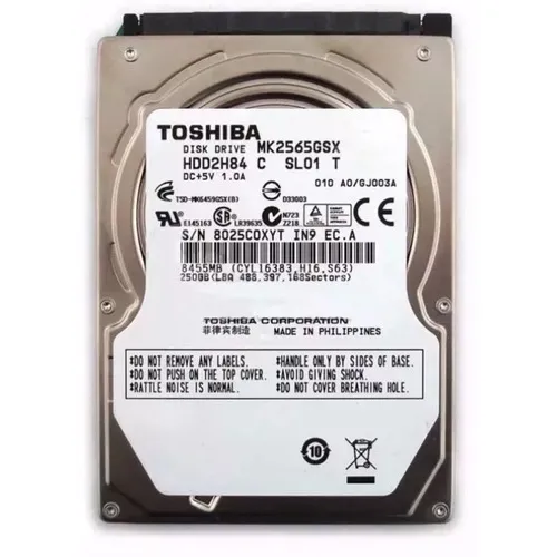 Hd 250gb - Sata - Notebook - Oem - Com Cor Diversas Foto 1