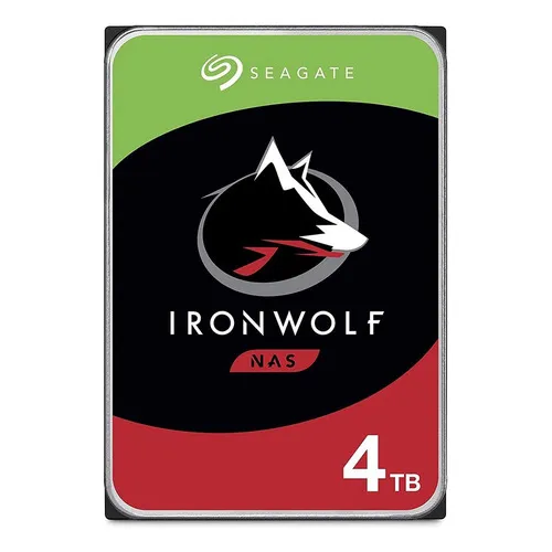 Hd 4tb Nas Sata - 5400rpm - Seagate Ironwolf - St4000vn006 Cor Única Foto 1