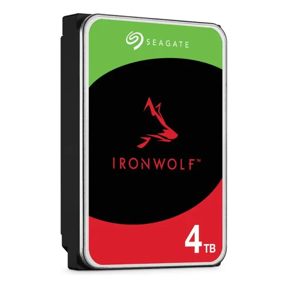 Hd 4tb Nas Sata - 5400rpm - Seagate Ironwolf - St4000vn006 Cor Única Foto 1