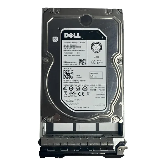 Hd 4tb Sas 128mb 7200rpm 3,5 C/ Gaveta Yxg4k Dell Cor Cinza Foto 1