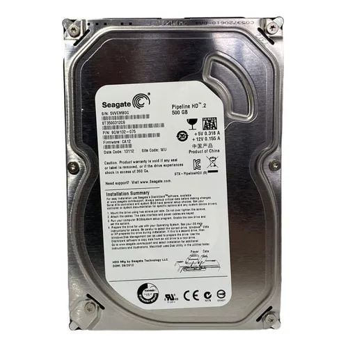 Hd 500 Gb Pipeline Seagate Cor Cinza Foto 1