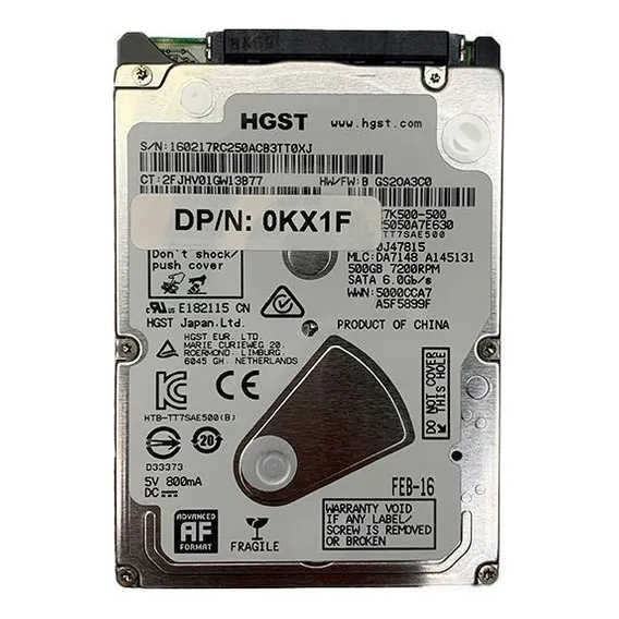 Hd 500gb 7200rpm 2,5 Hitachi 0kx1fes - Sata 6gbps Foto 1