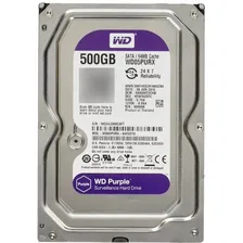 Hd 500gb Purple Intelbras Roxo P/ Dvr Foto  mini 1