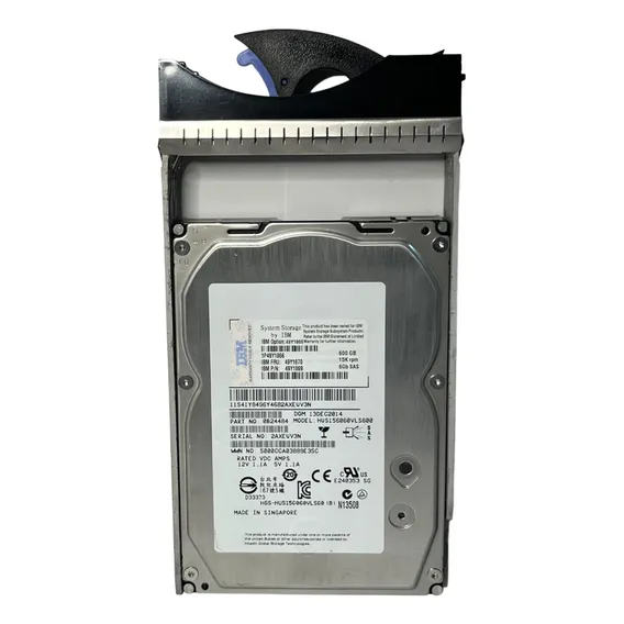 Hd 600gb Ibm Sas 6gbs 15k 3.5 49y1870 Cor Prateado Foto 1