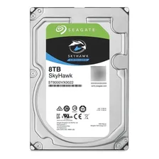 Hd 8tb Sata3 256mb 7200rpm Skyhawk Seagate St8000ve000 Cor Prateado Foto mini  2