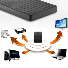 Hd Externo Portátil Seagate Expansion 500gb Cor Preto Foto mini  3