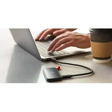 Hd Externo Portátil - Ssd - 1tb - Sandisk - Preto Foto mini 4