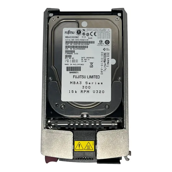 Hd Hp 300gb 15k 3,5 Scsi Pn Ca06708-b850 @ Cor Prateado Foto 1