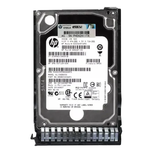Hd Hp 300gb Sas 2,5 10k Eg0300fblse St9300605ss 507127-b21 507127-s21 507284-001 619286-001 Foto 1
