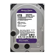 Hd Interno 6tb Sata Iii 64mp Purple Wd63purz Western Digital Cor Violeta Foto  mini 1