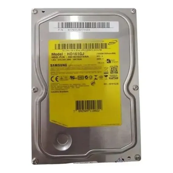 Hd Interno Sata Samsung 160gb 7.2k 3.5 Hd161gj Cor Prateado Foto 1