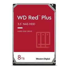Hd Nas Wd 8tb Red Plus Sata 5640rpm 256mb 3,5 - Wd80efpx Cor Prateado Foto mini 1
