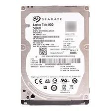 Hd Notebook 500gb 7200rpm Seagate Thinn Hdd St500lm023 Cor Cinza-claro Foto  mini 1
