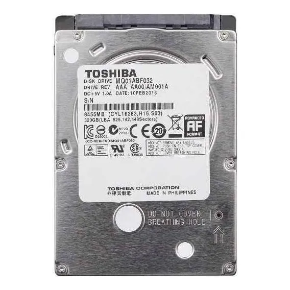Hd Notebook Mq01abf032 320gb 2.5 Sata 5400 Rpm Foto 1