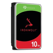 Hd Pc 10tb Interno Sata3 7200rpm 256mb Ironwolf Nas Seagate St10000vn000 Cor Prateado Foto mini  2