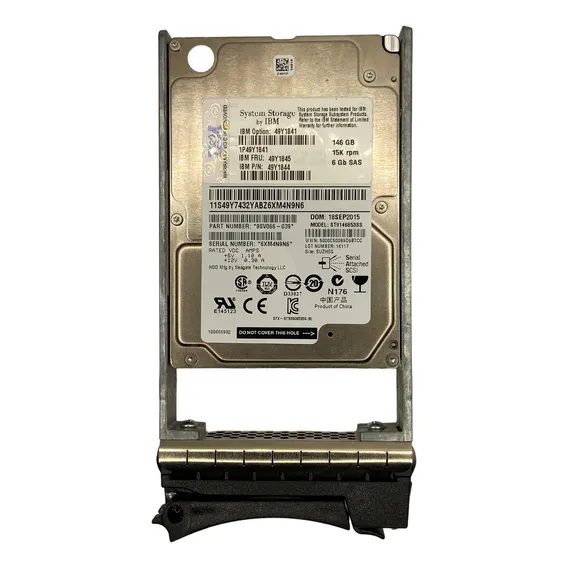 Hd Sas 146gb Ibm 49y1845 49y1844 2,5 Foto 1