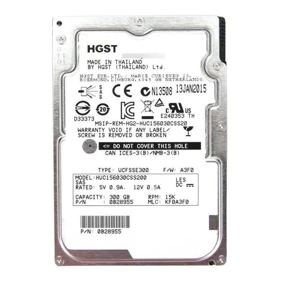 Hd Sas 300gb Hgst Huc156030css200 2,5 Foto 1