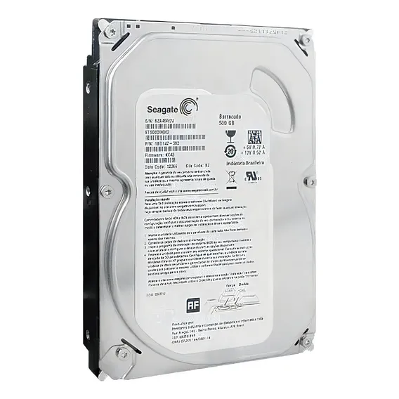 Hd Seagate Barracuda 500gb 7200 Rpm 16mb Cache Sata 3.0gb/s Foto 1