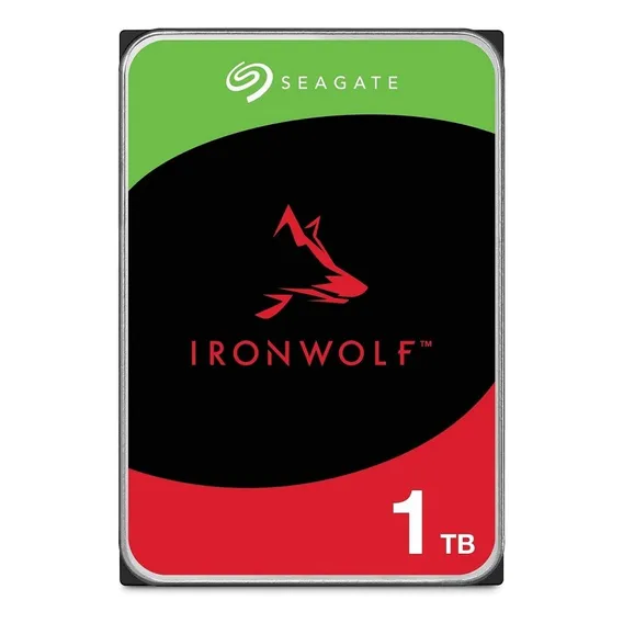 Hd Seagate Ironwolf 1tb Nas Sata6 5400rpm 256mb 3.5 - St1000vn008 Foto 1