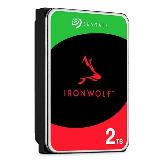 Hd Seagate Ironwolf 2tb Nas Sata6 5400rpm 256mb 3.5 - St2000vn003 Foto 1