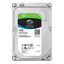 Hd Seagate Skyhawk 1tb 5900rpm 64mb Sata 6.0gb/s St1000vx005 Foto mini  2