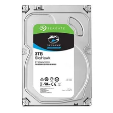 Hd Seagate Surveillance Skyhawk 3tb Sata 64mb 3.5 5900rpm Cor Prata Foto mini  2