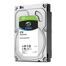 Hd Seagate Surveillance Skyhawk 3tb Sata 64mb 3.5 5900rpm Cor Prata Foto  mini 1