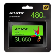 Hd Ssd 480gb Adata Sata 3 2.5 Su650 Foto mini 2