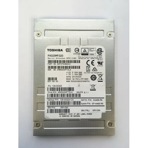 Hd Ssd Sas Toshiba 200gb, Px02smf020, 2.5 , 12 Gbps Foto 1
