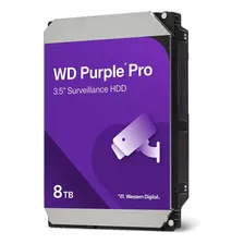 Hd Wd Purple Pro Surveillance 8tb 7200rpm 256mb Wd8002purp Foto  mini 1