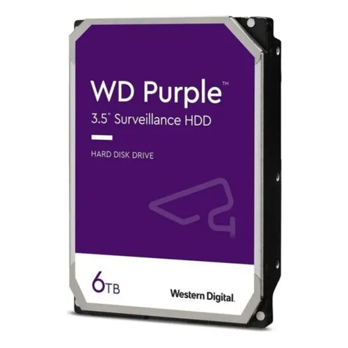 Hd Wd Purple Surveillance 6tb 3.5 Sata Western Digital Foto 1