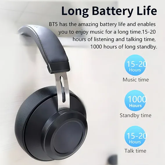 Headphone Bluetooth Bt5 Sem Fio Foto 1