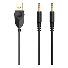 Headphone Headset Gamer P2 Com Microfone Hoopson F-201-vm Foto mini  3