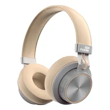Headphone Sem Fio Bluetooth Easy Mobile Freedom 2 Marrom Cor Dourado Foto  mini 1