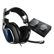 Headset Astro A40 Com Mixamp Cor Preto/Azul Foto mini 1