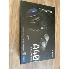 Headset Astro A40 Com Mixamp Cor Preto/Azul Foto mini 2