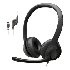 Headset com fio USB Logitech H390 Preto Foto  mini 1