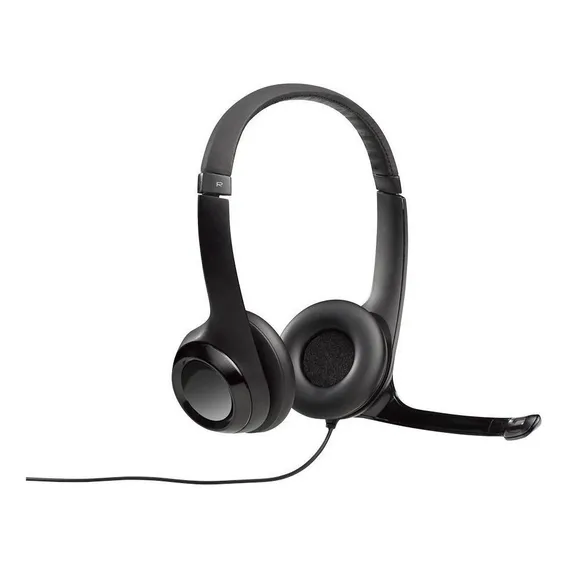 Headset com fio USB Logitech H390 Preto Foto 1