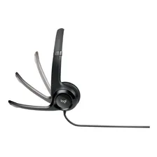 Headset com fio USB Logitech H390 Preto Foto mini  2