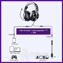 Headset Fone Dj Oneodio A71 Black Profissional Cor Preto Foto mini 3