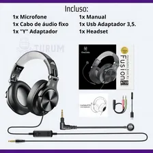 Headset Fone Dj Oneodio A71 Black Profissional Cor Preto Foto mini 2