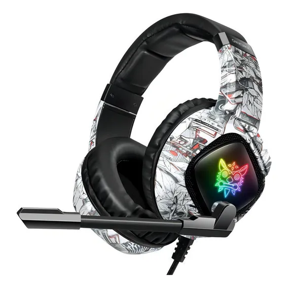 Headset Fone Gamer Headset Onikuma K19 - Branco Foto 1