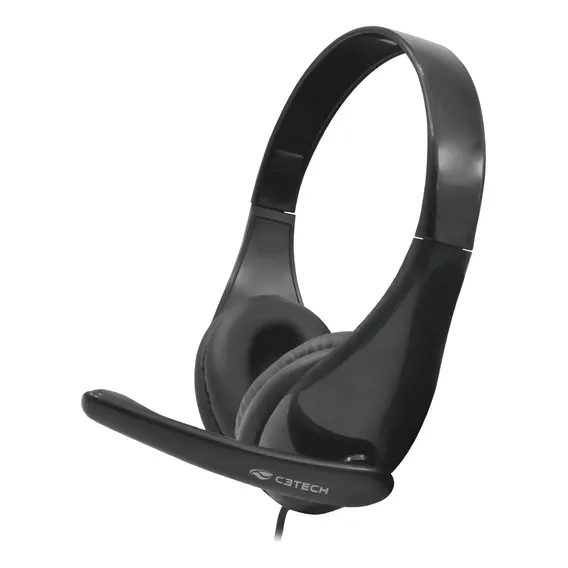 Headset Fone Usb Com Microfone C3tech Original Foto 1