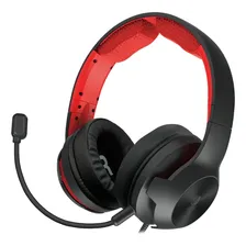 Headset Gamer Hori Pro Para Nintendo Switch Preto / Vermelho Foto mini 1