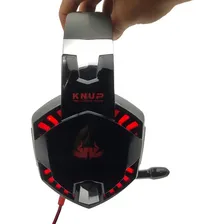 Headset Gamer Knup Kp-455a Vermelho Foto mini  2