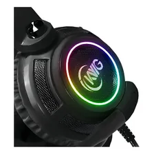 Headset Gamer Kwg Taurus P1 Preto Rgb Usb - Taurus P1 Rgb Foto mini  2