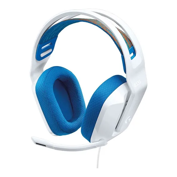 Headset Gamer Logitech G335 - Branco Foto 1