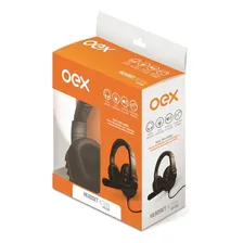 Headset Gamer Oex Hs200 Preto E Laranja C/ Microfone Gaming Foto mini  2