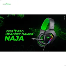 Headset Gamer Viper Pro Rgb Naja Foto mini 3